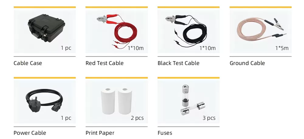 Accessories of DCR Series Transformer Ohmmeters Accessories of DCR Series Transformer Ohmmeters