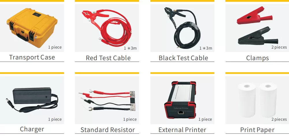 Accessories of HLR-200 Hand-held 200A Micro-ohmmeter Accessories of HLR-200 Hand-held 200A Micro-ohmmeter