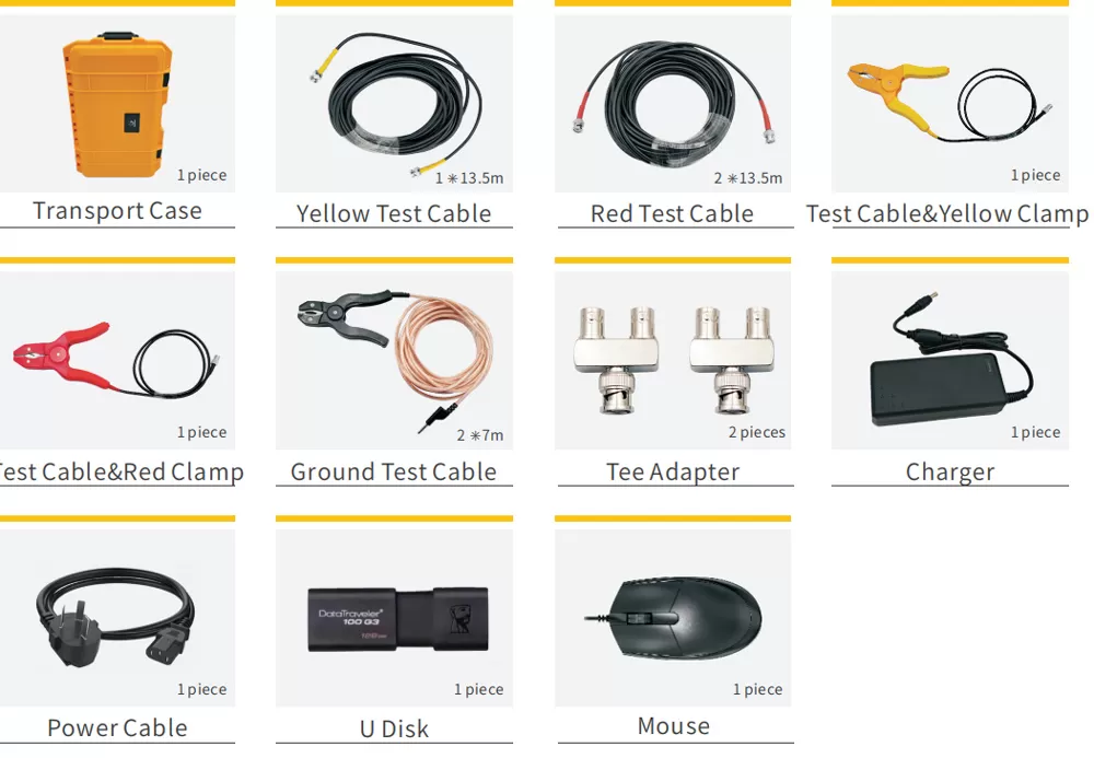 Accessories of WDT-200 Sweep Frequency Response Analyser (SFRA) Accessories of WDT-200 Sweep Frequency Response Analyser (SFRA)