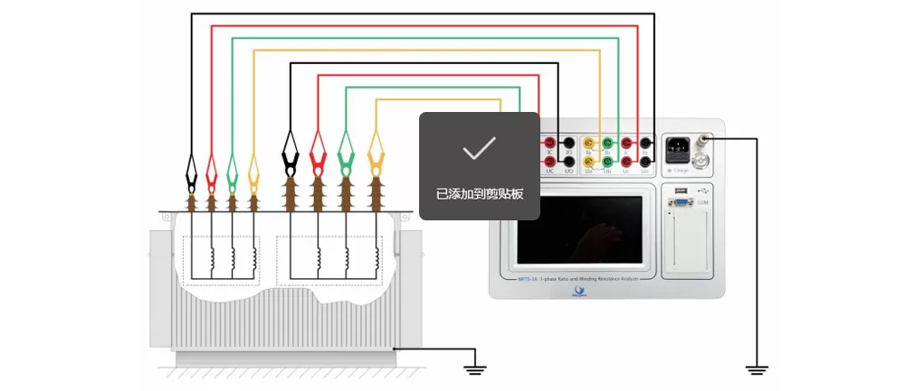 Wiring Diagrams of MFTS-2A 3-phase Ratio and Winding Resistance Analyzer Wiring Diagrams of MFTS-2A 3-phase Ratio and Winding Resistance Analyzer